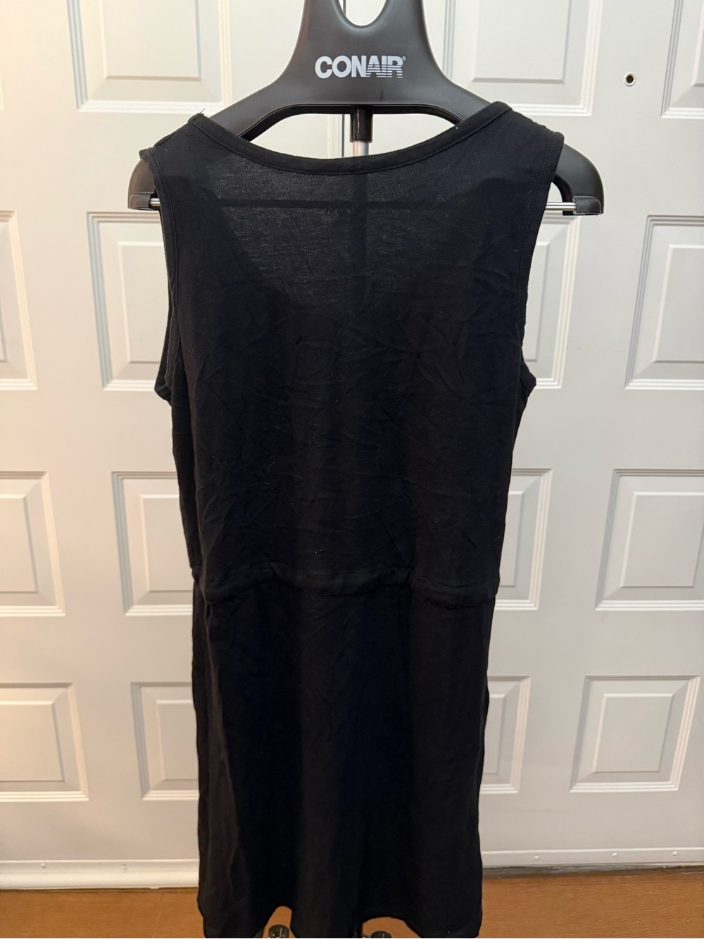 Merona Black Sleeveless Drawstring Mini Dress - Picture 2 of 5